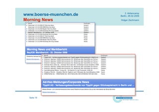 Holger Zechmann Vortrag Aktiencamp Berlin