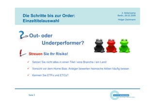 Holger Zechmann Vortrag Aktiencamp Berlin