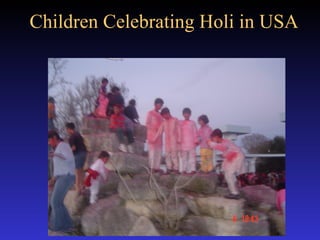 Children Celebrating Holi in USA 