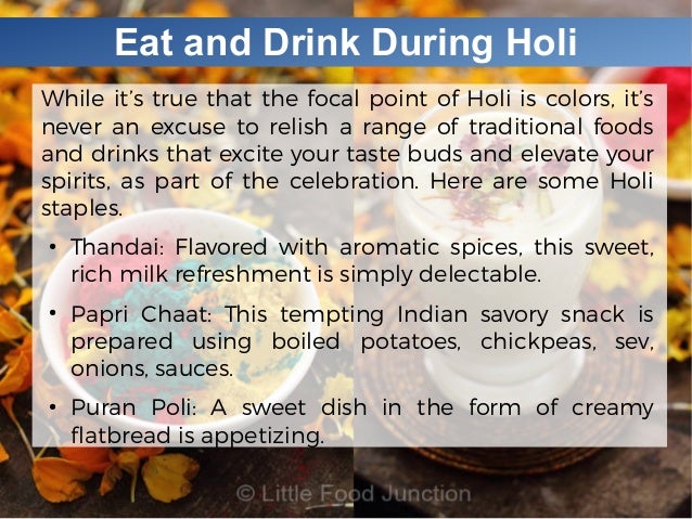 holi food traditions