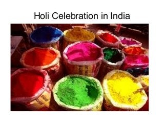 Holi Celebration in India
 