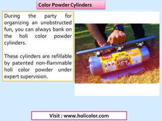 holi color powder flammable