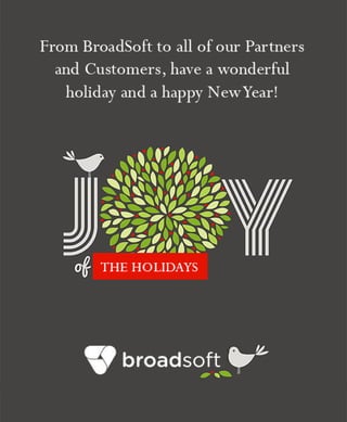 BroadSoft Holiday Card