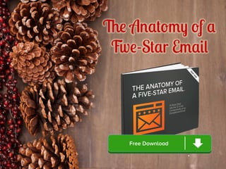 The Anatomy of a
Five-Star Email

Free Download

 