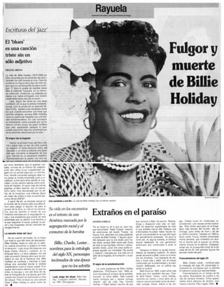 Fulgor y muerte de Billie Holiday.
