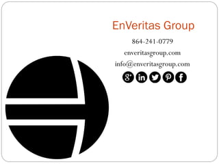 EnVeritas Group 
864-241-0779 
enveritasgroup.com 
info@enveritasgroup.com 
