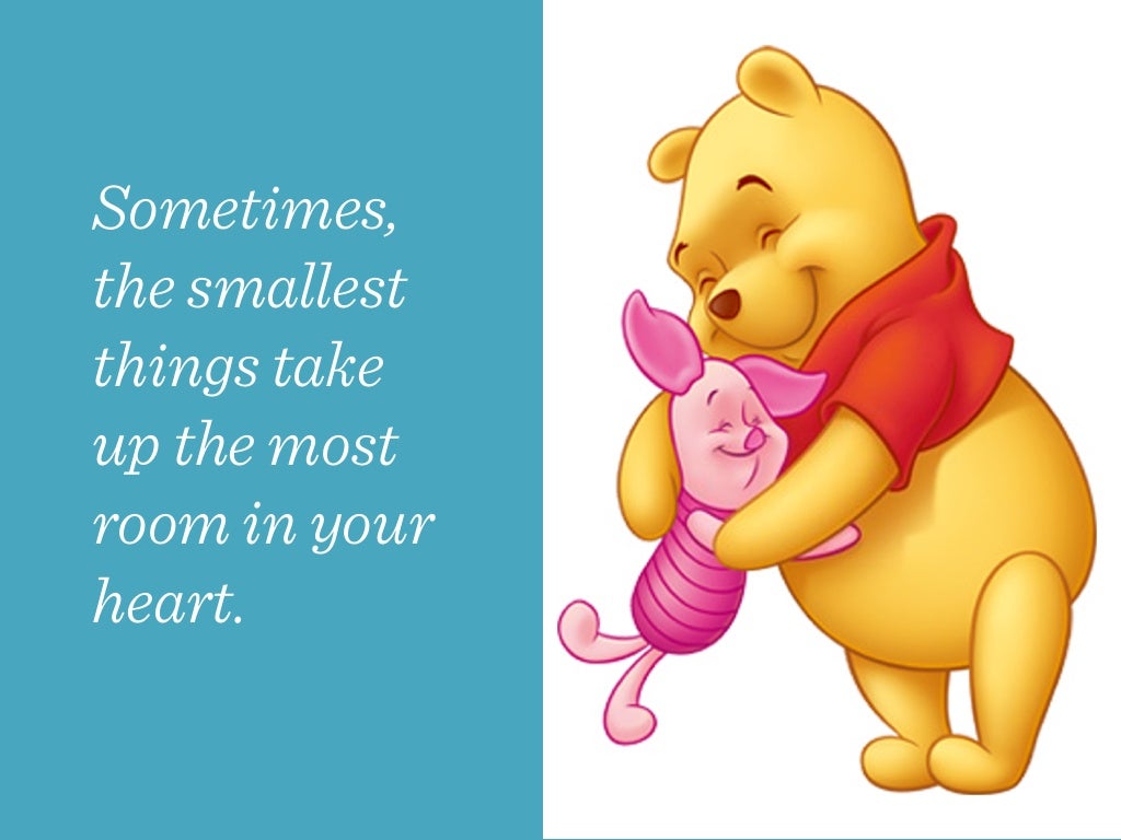 Sometimes, the smallest things take