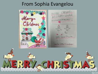 From Sophia Evangelou
 