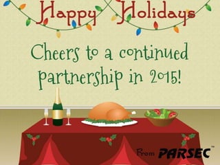Holiday Greetings from Parsec Automation Corp
