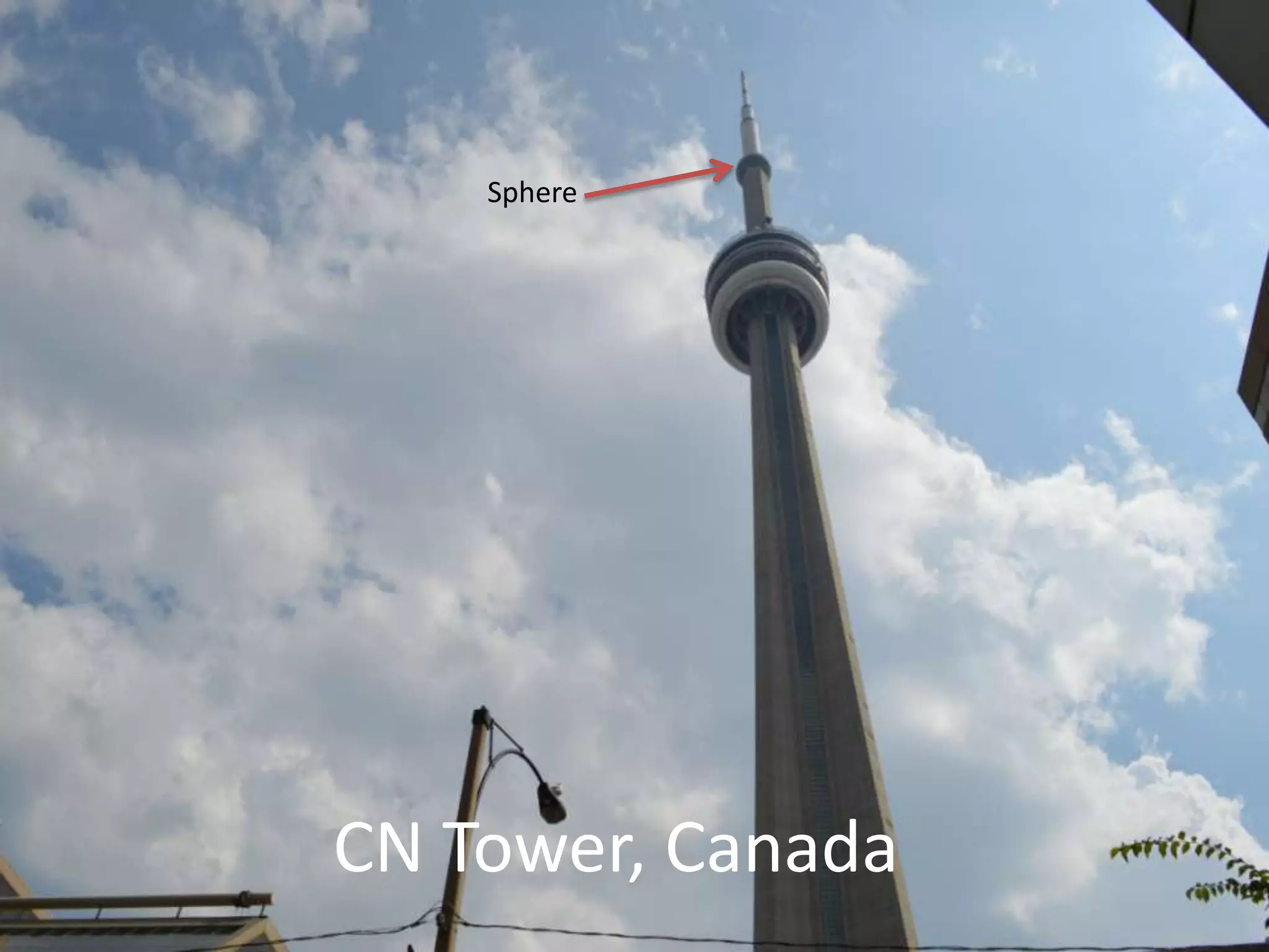 CN Tower, Canada
Sphere
