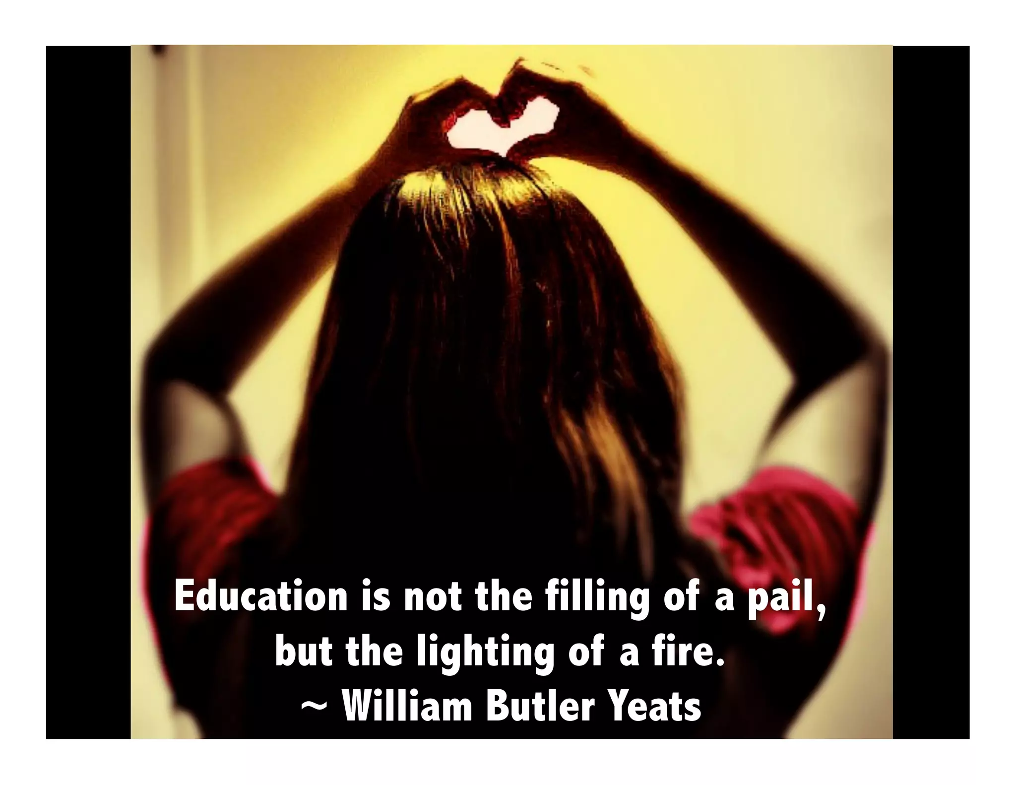 “If	
  you	
  think	
  of	
  learning	
  
as	
  a	
  path,	
  you	
  can	
  picture	
  
yourself	
  walking	
  beside	
  
her	
  rather	
  than	
  either	
  
pushing	
  or	
  dragging	
  or	
  
carrying	
  her	
  along.”	
  	
  
~	
  Polly	
  Berends	
  

Parent and child by Skyseeker, Flickr

 