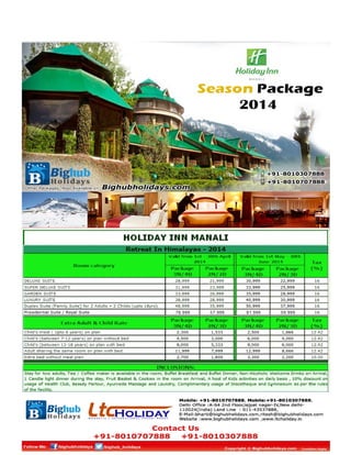 Holiday Inn Manali 2014