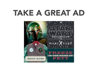 TAKE A GREAT AD

OFF

 