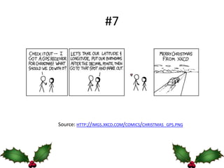 #7




Source: HTTP://IMGS.XKCD.COM/COMICS/CHRISTMAS_GPS.PNG
 