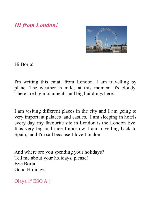 Email about school holiday image