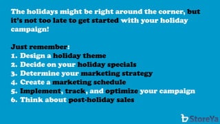 Your eCommerce Guide To the Holiday Season