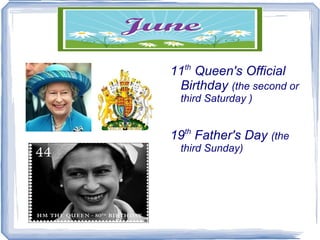 Mother's and Father's Day, Valentine's...  