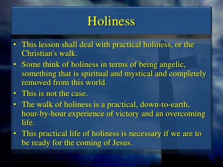 Holiness Holiness 3 728