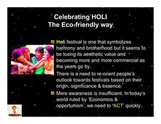 Holi Ppt