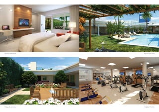 Praça de convívio
Quarto individual
Espaço Fitness
Piscina com raia
REVISAR IMAGEM
 