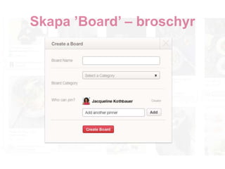 Pinterest för marknadsföring i social media