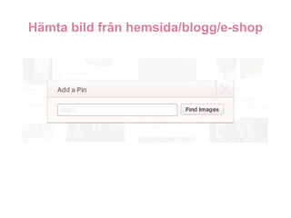 Pinterest för marknadsföring i social media