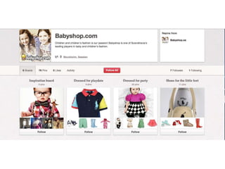 Pinterest för marknadsföring i social media