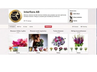 Pinterest för marknadsföring i social media