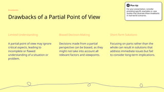 HOLISTIC AND PARTIAL.pptx Distinguishing a Holistic Perspective from a ...