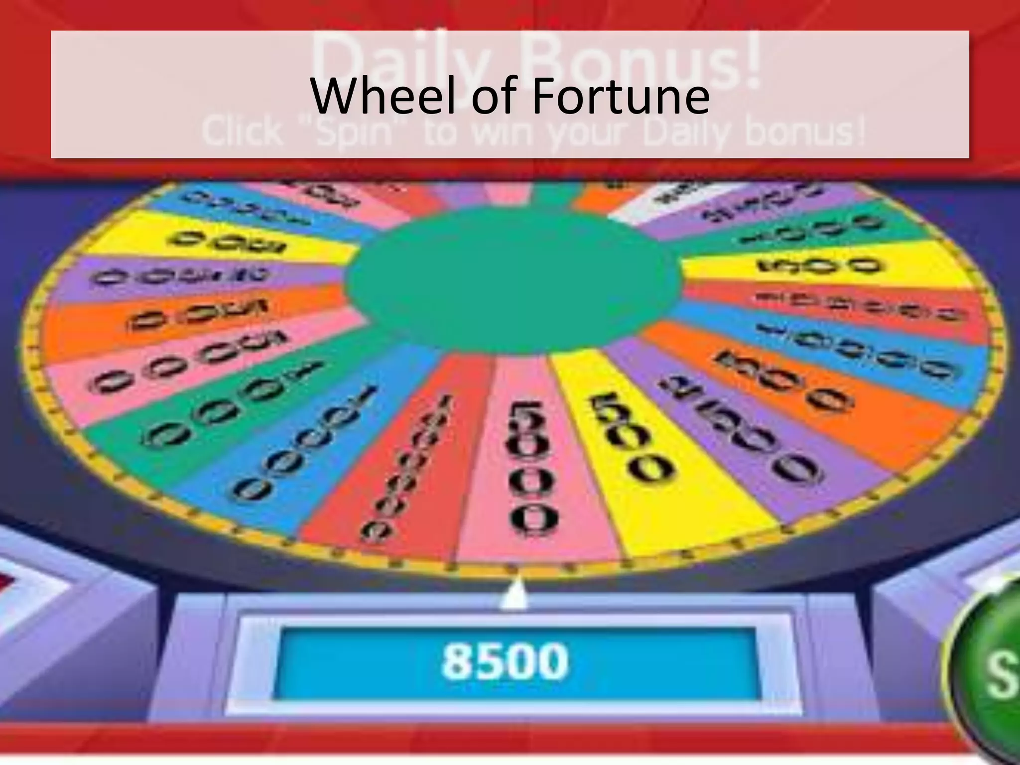 Wheel of Fortune
 