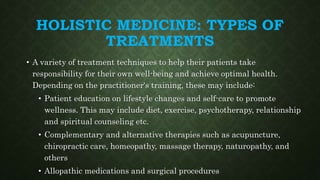 Holistic concept of health | PPTX