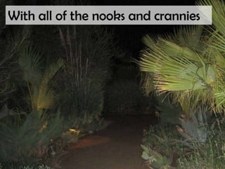 With all of the nooks and crannies