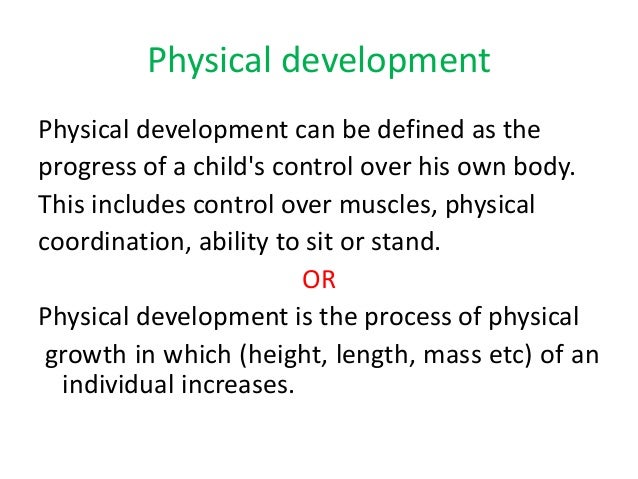 Holistic development