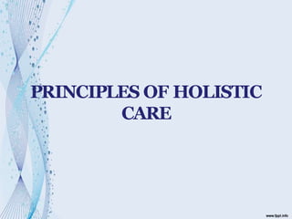 DIFFRENCE BETWEEN
TRADITIONAL AND
HOLISTIC NURSING
 
