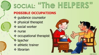 CLOSEST TYPE
Artistic and Enterprising
FARTHEST TYPE
Realistic
 