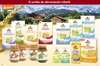 76
El surtido de alim entación infantil
 