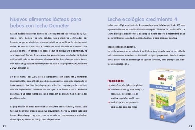 Holle Consejos Para La Alimentacion