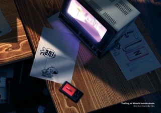 The Dog on Wheel’s humble abode.
           Shot from the Holler Film.
 