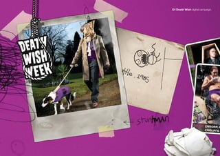 E4 Death Wish digital campaign.
 