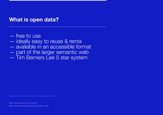 UI design for open data | PDF