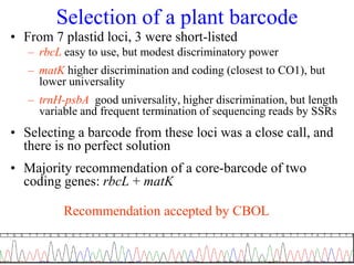Plant Barcoding | PPT