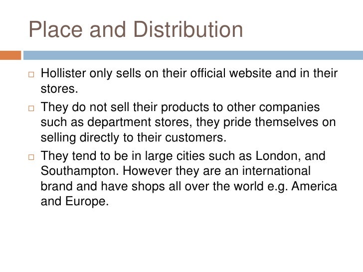 Hollister marketing strategy picture