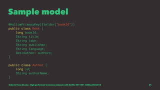 GR8ConfUS 2018 - High performant in-memory datasets with Netflix H0110W ...