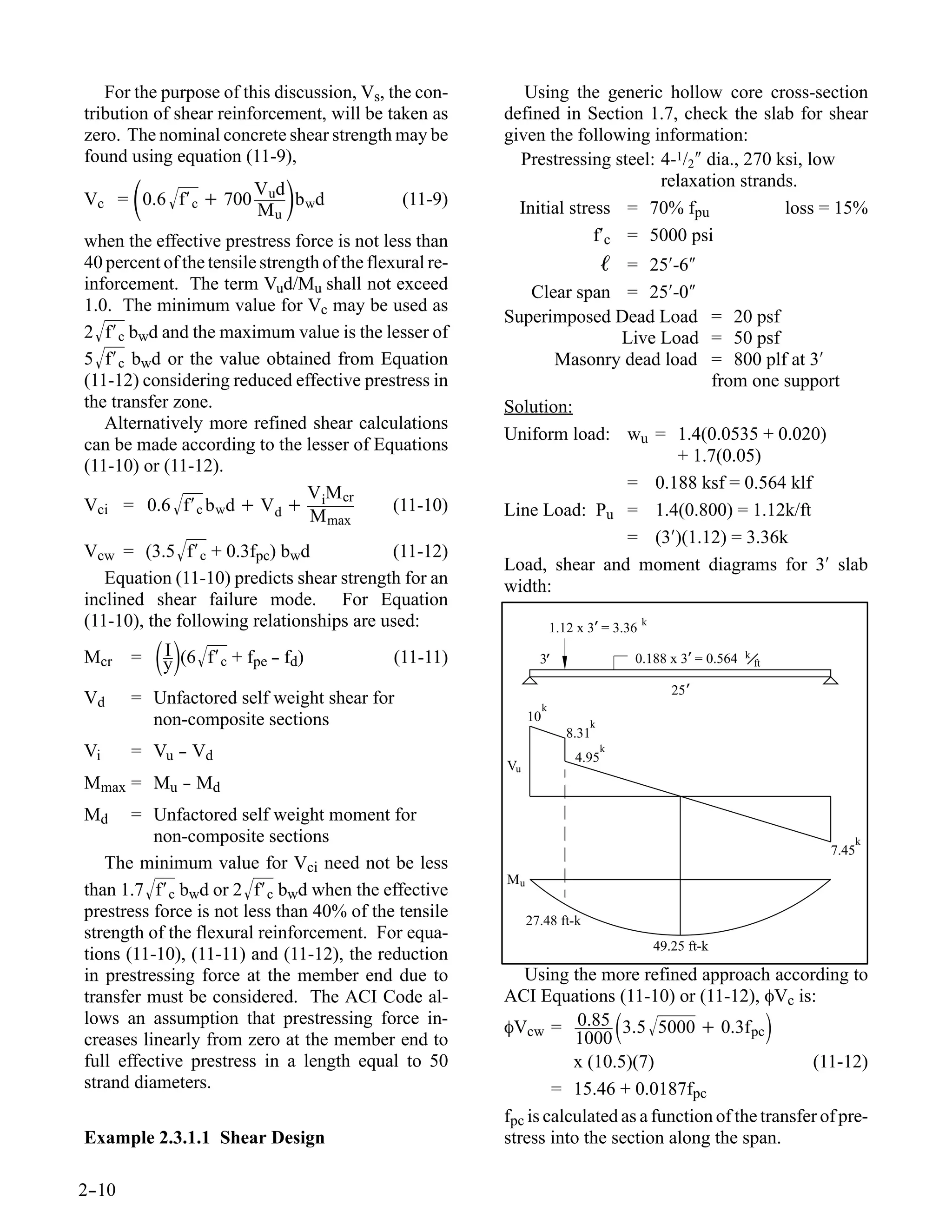 Hollow core slabs | PDF