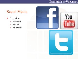 Social Media Overview Facebook Twitter Millenials 