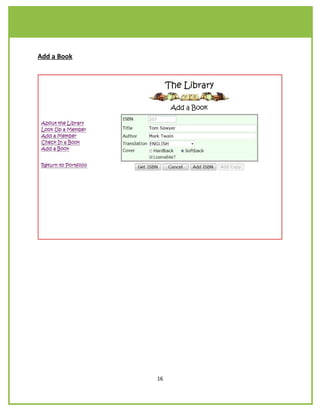 Add a Book




             16
 