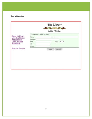 Add a Member




               9
 