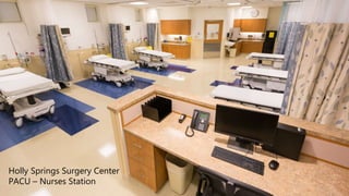 Holly Springs Surgery Center
PACU – Nurses Station
 