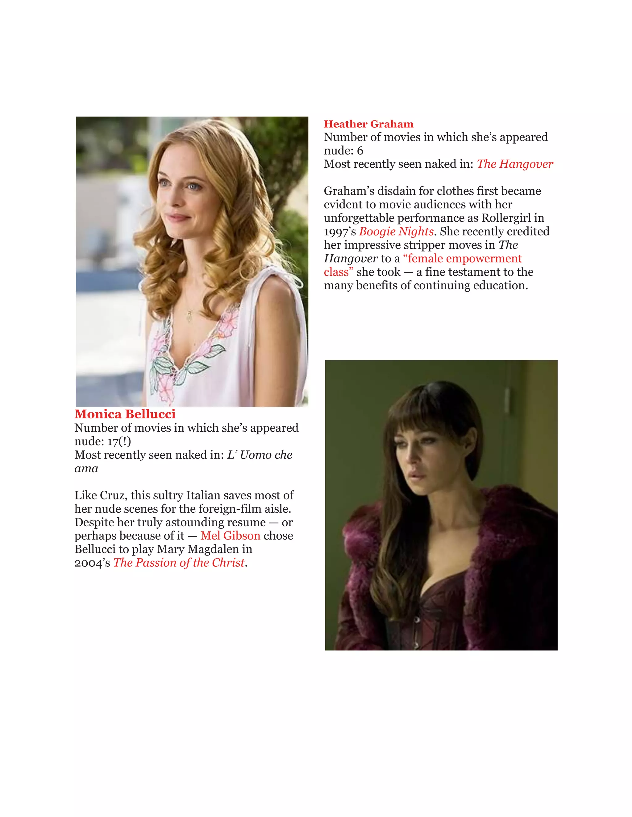 Hollywood Actress Nude DOCX