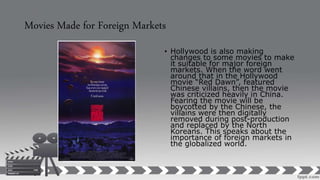 Hollywood and globalization | PPTX